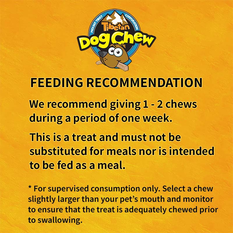 feeding recommendation of yak chews