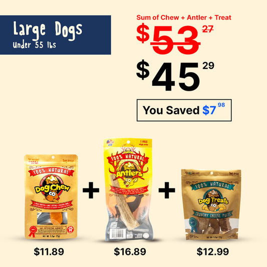 Super Saver Dog Chew Pack for Large Dogs