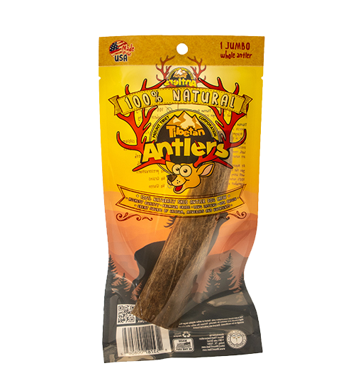 jumbo size tibetan whole antler dog chew