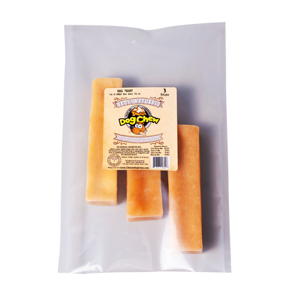 X-Large Size Dog Chew - 3 pc Yak Cheese Sticks For Most Aggressive Chewers Under 70 lbs